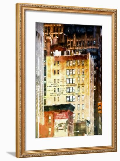 Travel Building-Philippe Hugonnard-Framed Giclee Print