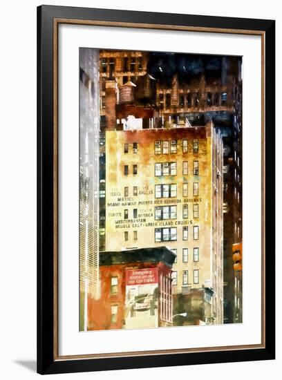 Travel Building-Philippe Hugonnard-Framed Giclee Print