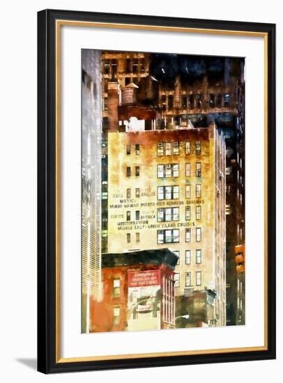 Travel Building-Philippe Hugonnard-Framed Giclee Print