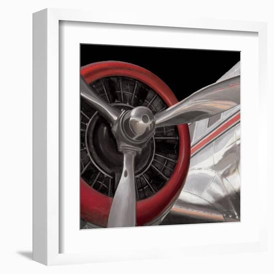 Travel by Air Dark II-Marco Fabiano-Framed Art Print