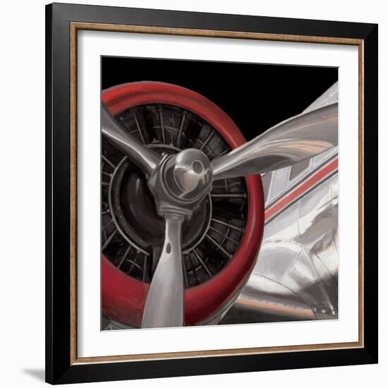 Travel by Air Dark II-Marco Fabiano-Framed Art Print