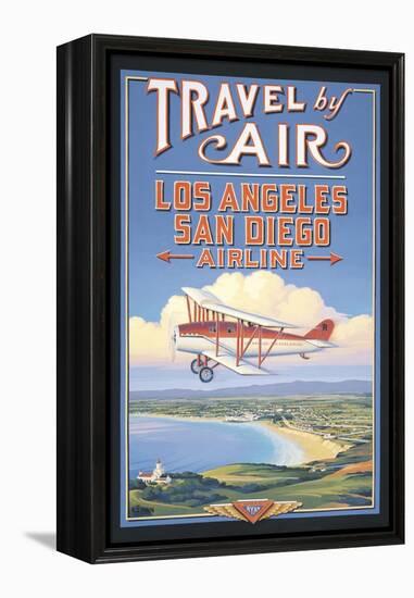 Travel by Air-Kerne Erickson-Framed Stretched Canvas