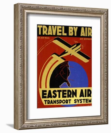 Travel By Air-null-Framed Art Print