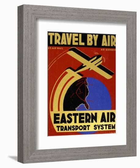 Travel By Air-null-Framed Art Print