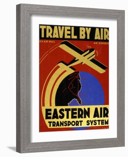 Travel By Air-null-Framed Art Print