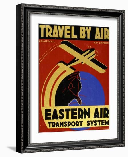 Travel By Air-null-Framed Art Print