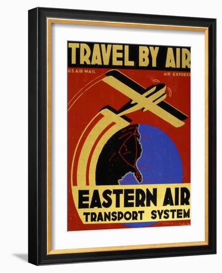 Travel By Air-null-Framed Art Print