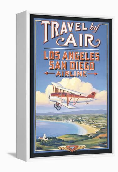 Travel by Air-Kerne Erickson-Framed Stretched Canvas