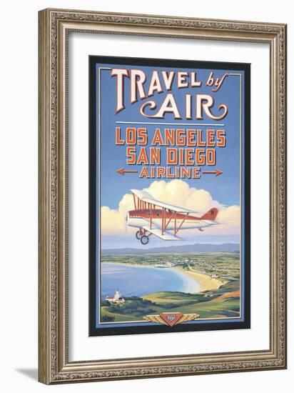 Travel by Air-Kerne Erickson-Framed Art Print