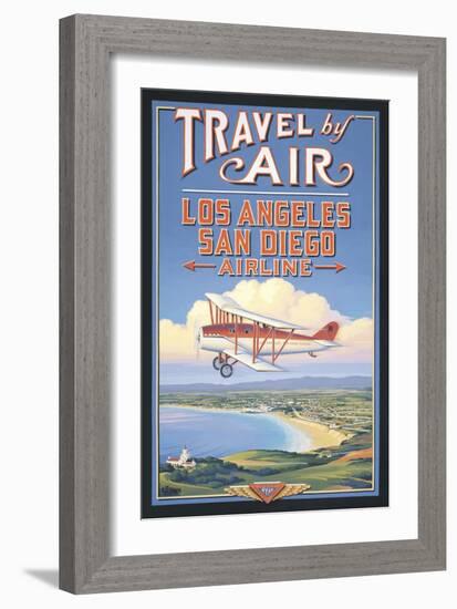 Travel by Air-Kerne Erickson-Framed Art Print