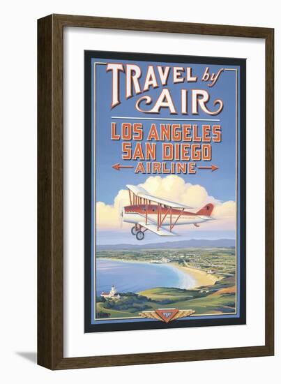 Travel by Air-Kerne Erickson-Framed Art Print