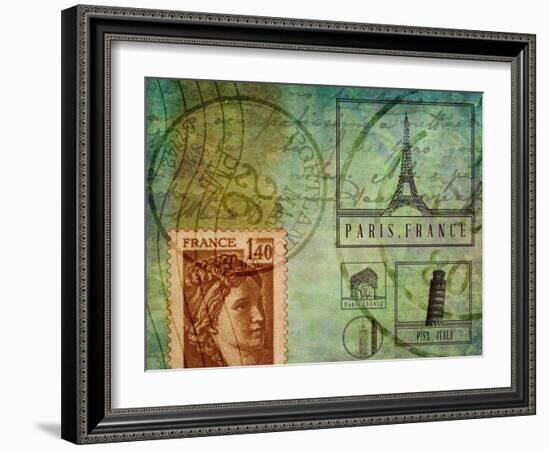 Travel Collage III-SD Graphics Studio-Framed Art Print