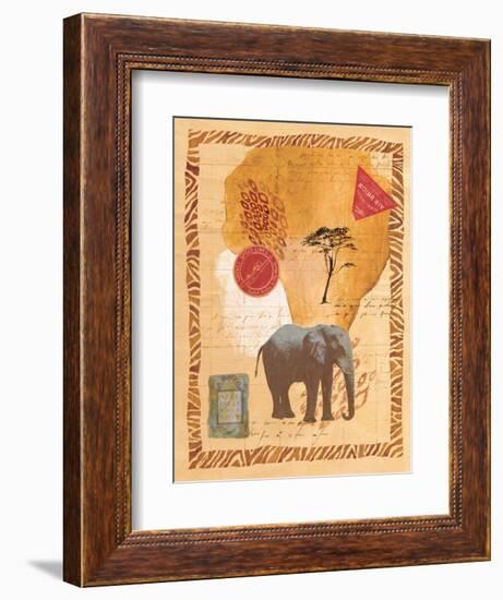 Travel Elephant-Fernando Leal-Framed Art Print