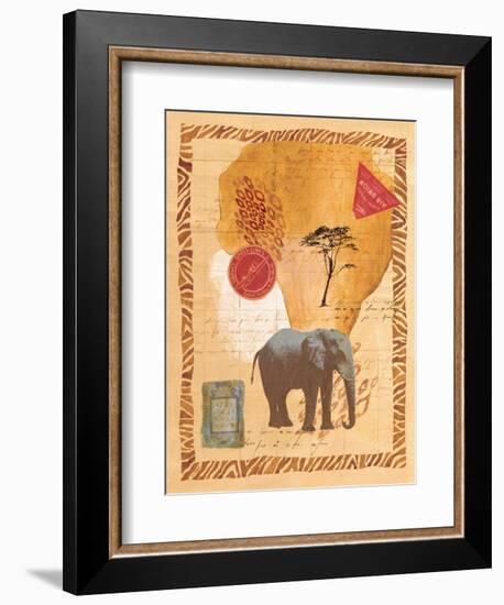 Travel Elephant-Fernando Leal-Framed Art Print