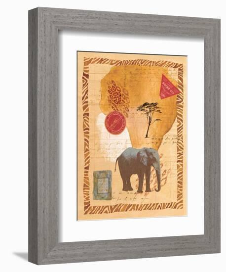 Travel Elephant-Fernando Leal-Framed Art Print