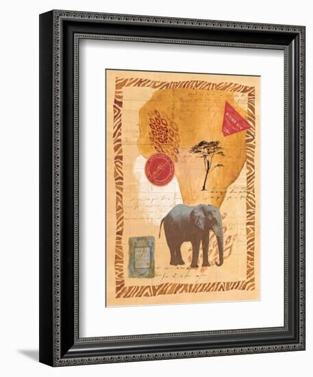 Travel Elephant-Fernando Leal-Framed Art Print