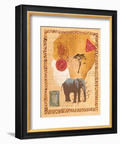 Travel Elephant-Fernando Leal-Framed Art Print