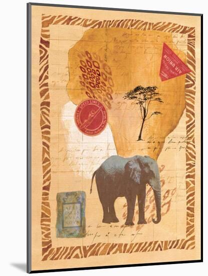 Travel Elephant-Fernando Leal-Mounted Art Print