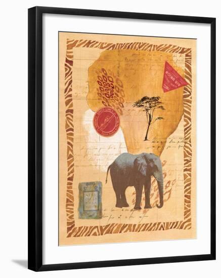 Travel Elephant-Fernando Leal-Framed Art Print