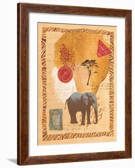 Travel Elephant-Fernando Leal-Framed Art Print