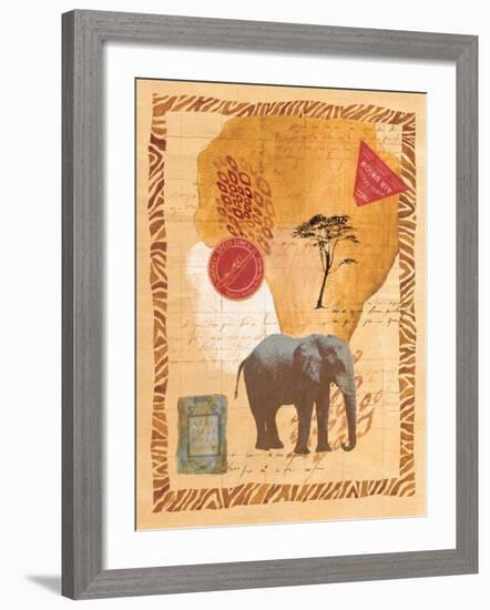 Travel Elephant-Fernando Leal-Framed Art Print