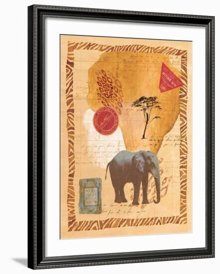 Travel Elephant-Fernando Leal-Framed Art Print