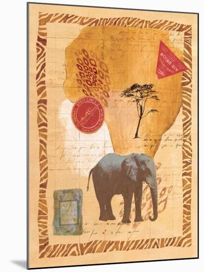 Travel Elephant-Fernando Leal-Mounted Art Print