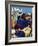 "Travel Experience" Saturday Evening Post Cover, August 12,1944-Norman Rockwell-Framed Giclee Print