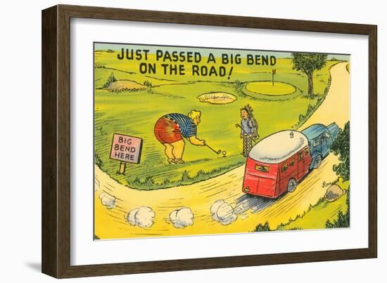 Travel Humor, Cartoon-null-Framed Art Print