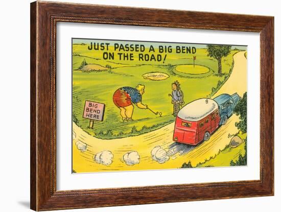 Travel Humor, Cartoon-null-Framed Art Print