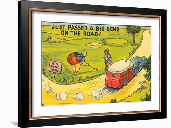 Travel Humor, Cartoon-null-Framed Art Print