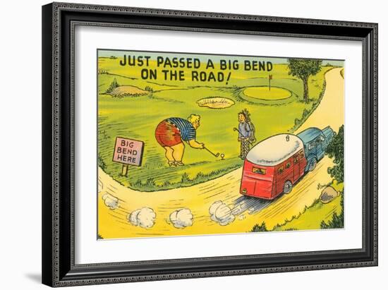 Travel Humor, Cartoon-null-Framed Art Print