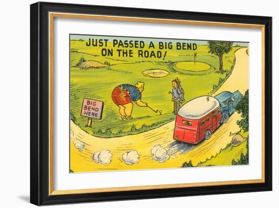 Travel Humor, Cartoon-null-Framed Art Print