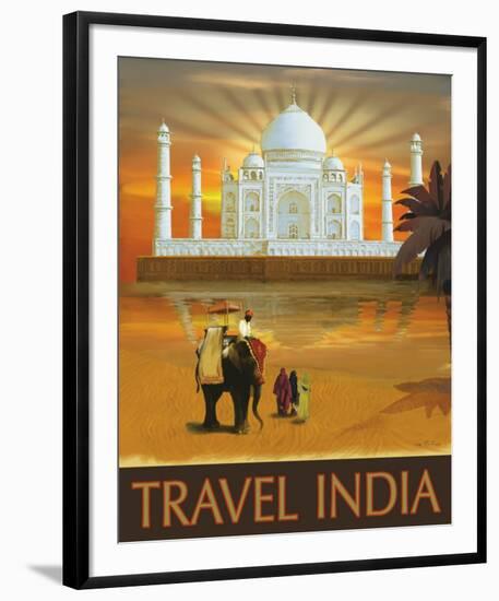 Travel India-Kem Mcnair-Framed Art Print