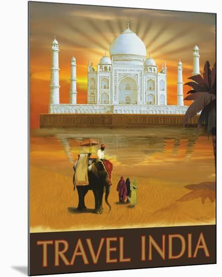 Travel India-Kem Mcnair-Mounted Art Print