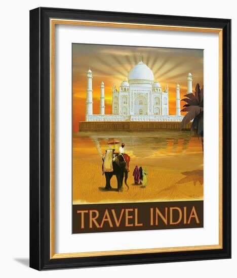 Travel India-Kem Mcnair-Framed Art Print