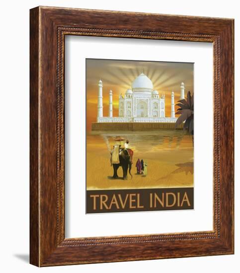 Travel India-Kem Mcnair-Framed Art Print