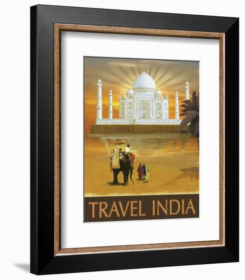 Travel India-Kem Mcnair-Framed Art Print