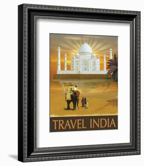 Travel India-Kem Mcnair-Framed Art Print