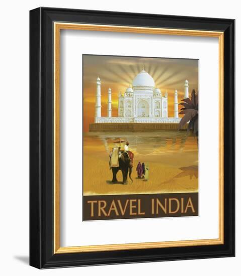 Travel India-Kem Mcnair-Framed Art Print