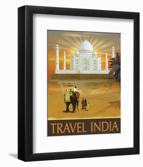 Travel India-Kem Mcnair-Framed Art Print