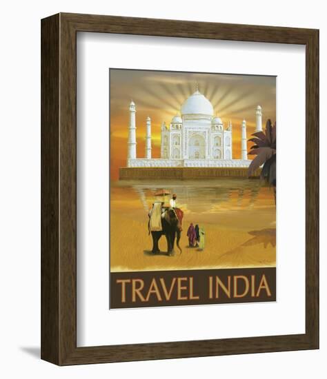 Travel India-Kem Mcnair-Framed Art Print