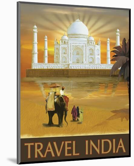 Travel India-Kem Mcnair-Mounted Art Print