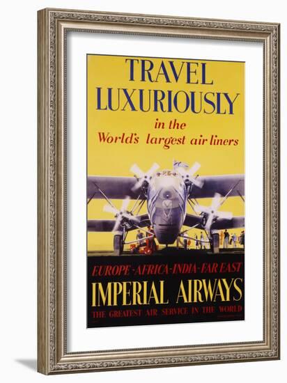 Travel Luxuriously Poster-V.l. Danvers-Framed Giclee Print