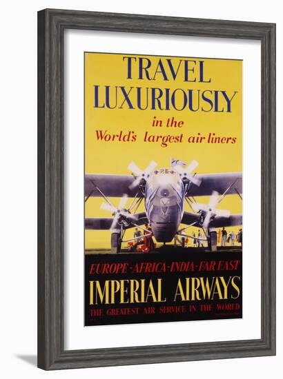 Travel Luxuriously Poster-V.l. Danvers-Framed Giclee Print