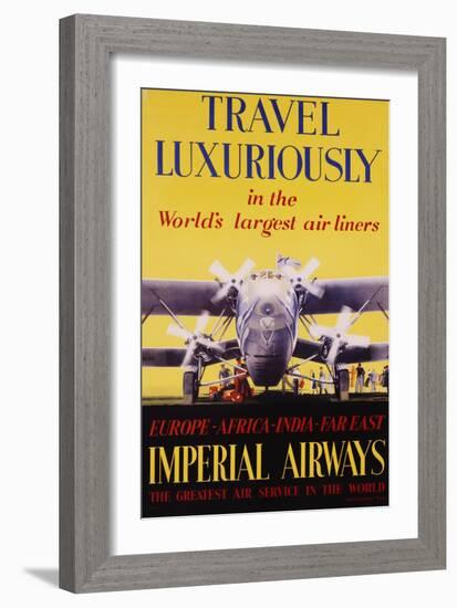 Travel Luxuriously Poster-V.l. Danvers-Framed Giclee Print