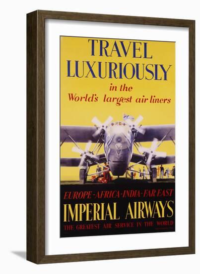 Travel Luxuriously Poster-V.l. Danvers-Framed Giclee Print