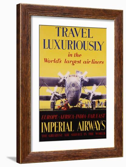 Travel Luxuriously Poster-V.l. Danvers-Framed Giclee Print