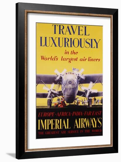 Travel Luxuriously Poster-V.l. Danvers-Framed Giclee Print