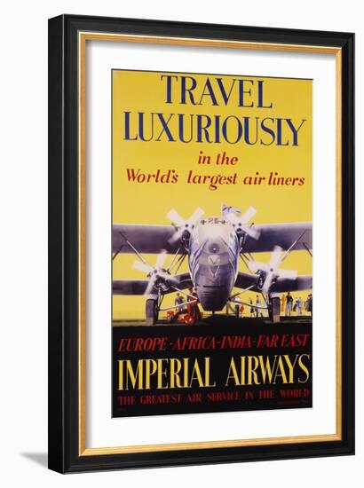 Travel Luxuriously Poster-V.l. Danvers-Framed Giclee Print